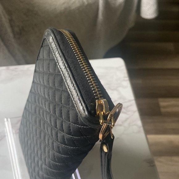 Prada Black Tessuto Quiltin Nylon/Leather Wallet - Picture 5 of 11